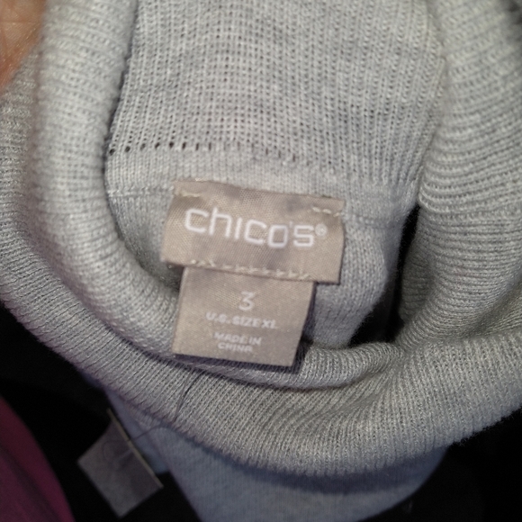 🍁 NWT Gray Turtleneck Sweater - Picture 2 of 3